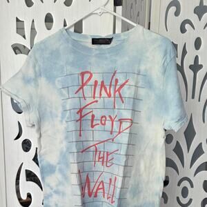 Pink Floyd The Wall blue tie dye vintage style nwt size small